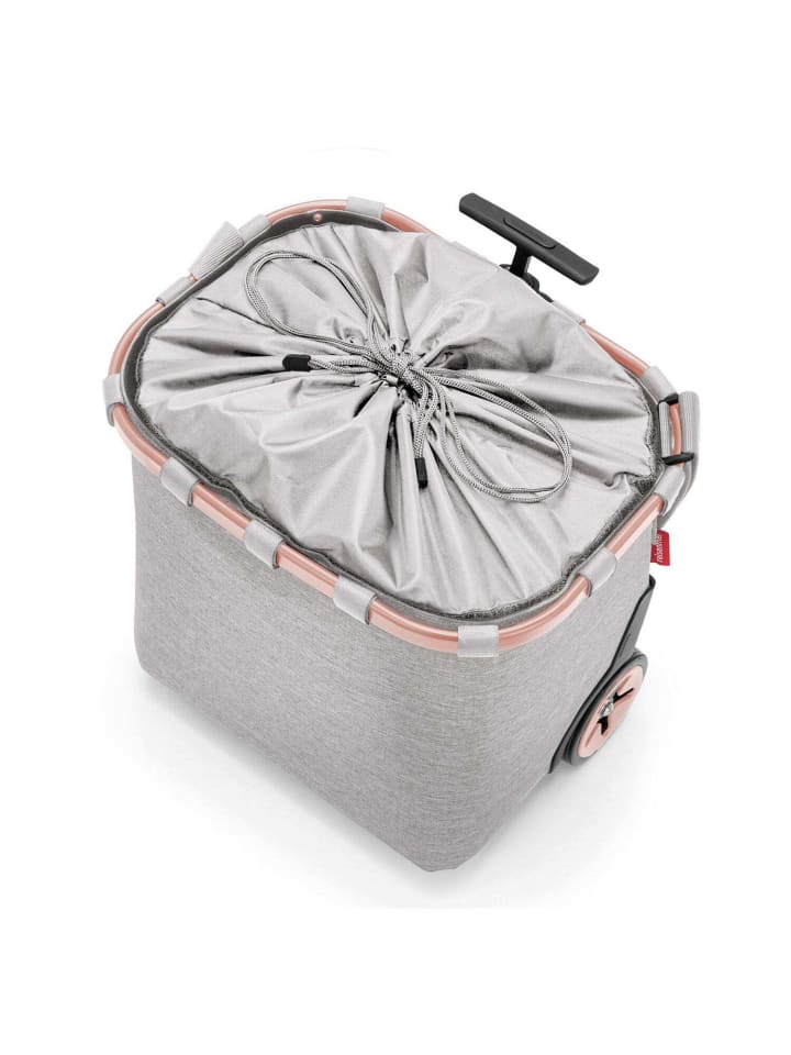 Reisenthel carrycruiser - Einkaufstrolley 47.5 cm (frame raffia black) in sky rose günstig kaufen onesize
