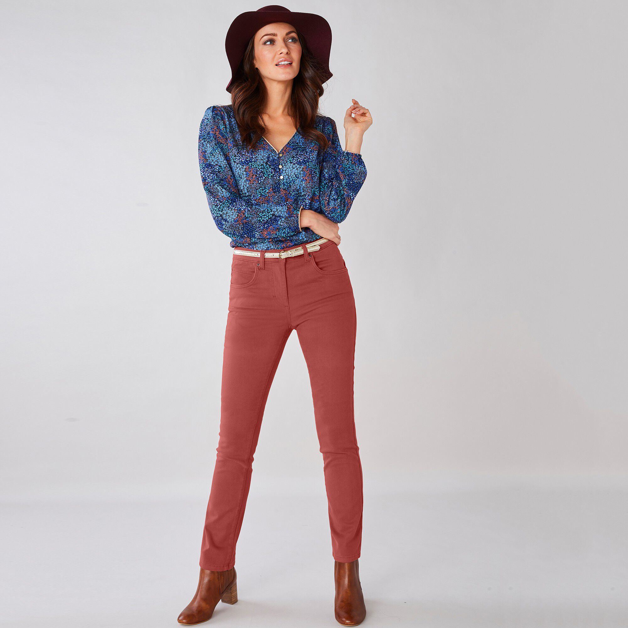 Pantalon sculptant coupe 5 poches