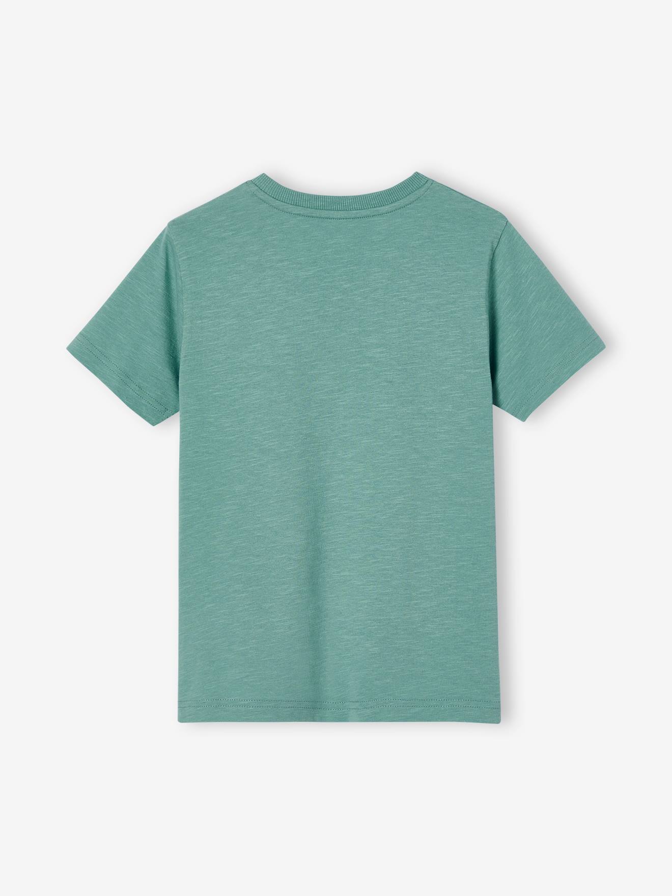 T-shirt Basics personnalisable garçon manches courtes bordeaux