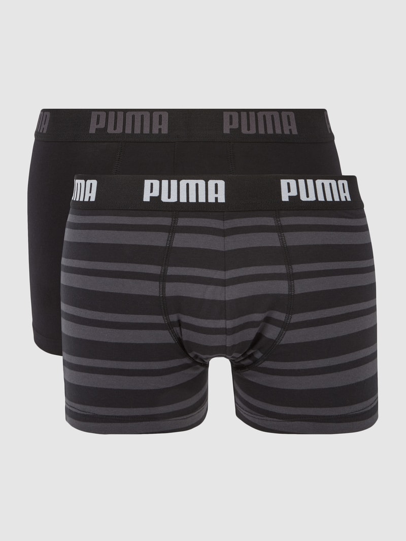 Trunks mit Stretch-Anteil im 2er-Pack in schwarz