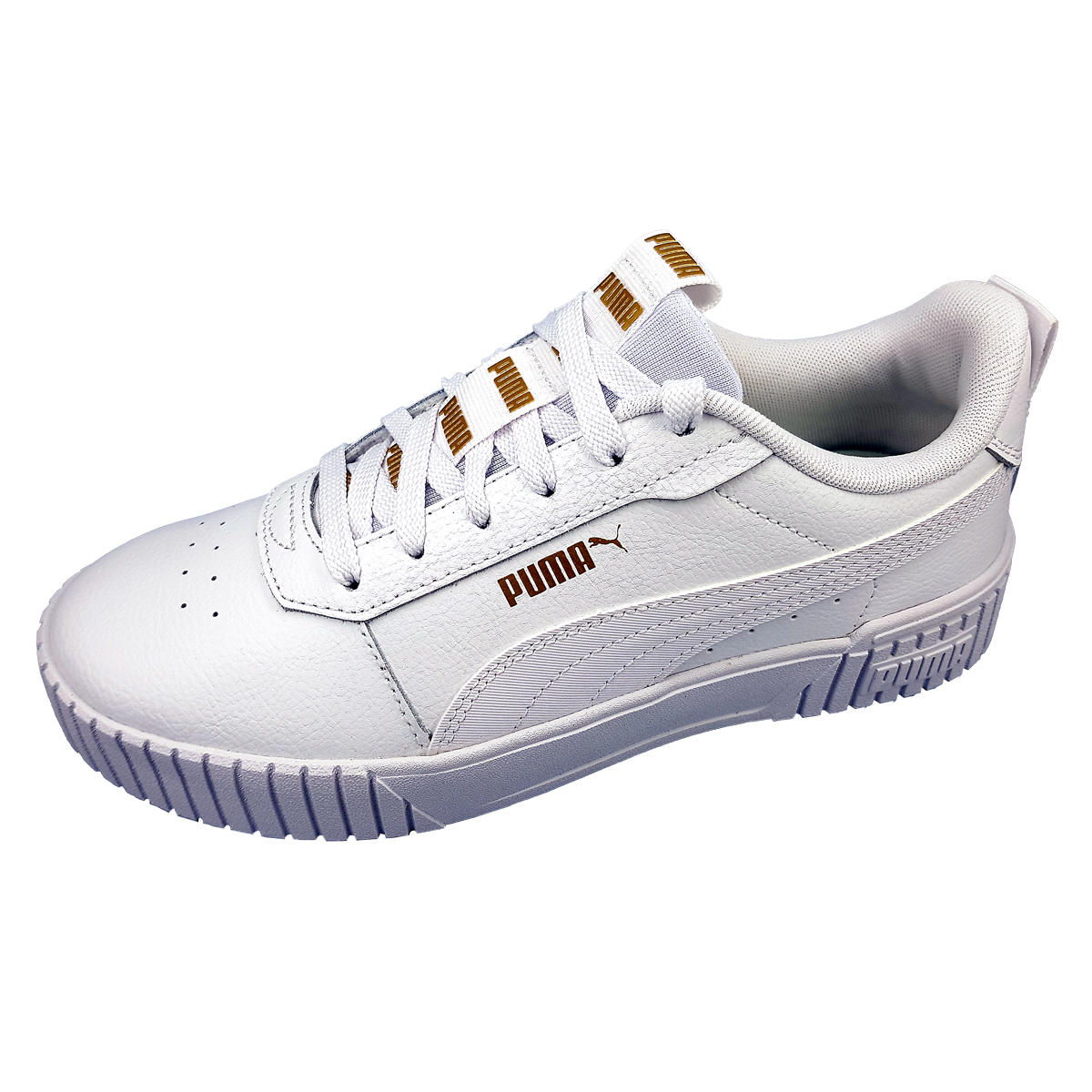Puma Carina 2.0 Tape 385850/001 Weiß 01 white/ white/ gold