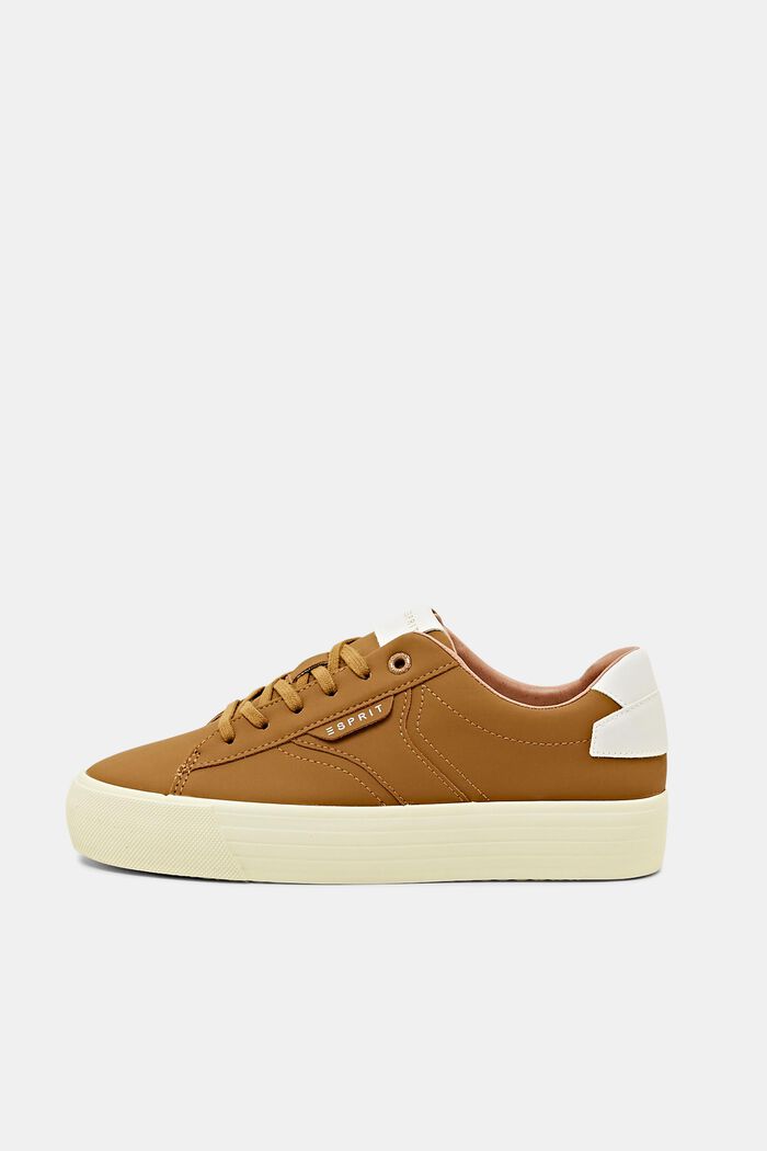 Plateau-Sneakers aus veganem Leder