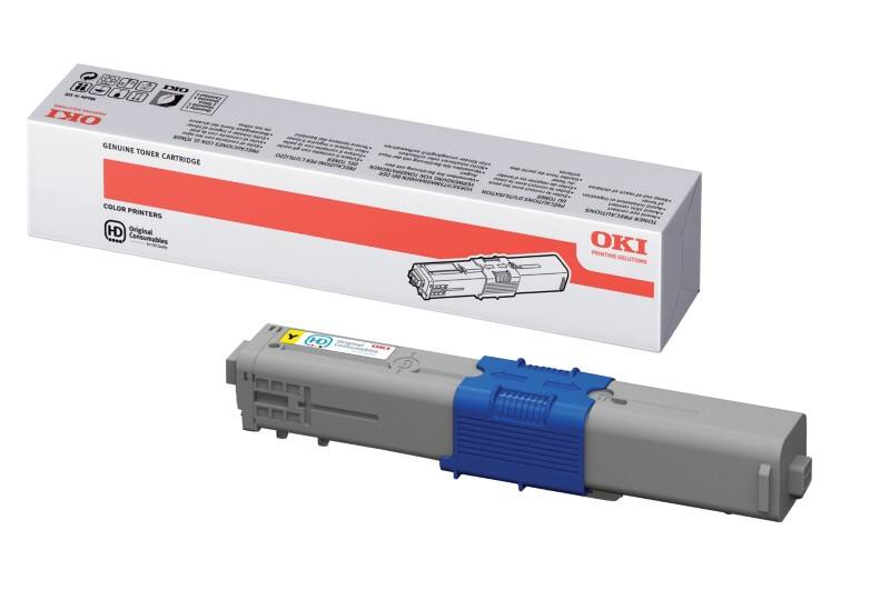 OKI 44469704 Original Tonerkartusche Gelb