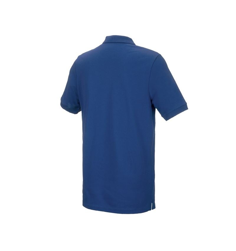 e.s. Piqué-Polo cotton stretch, long fit