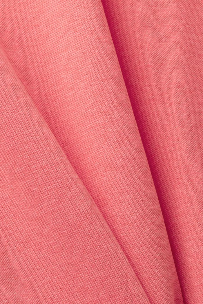 Pikee-Poloshirt mit Streifendetails