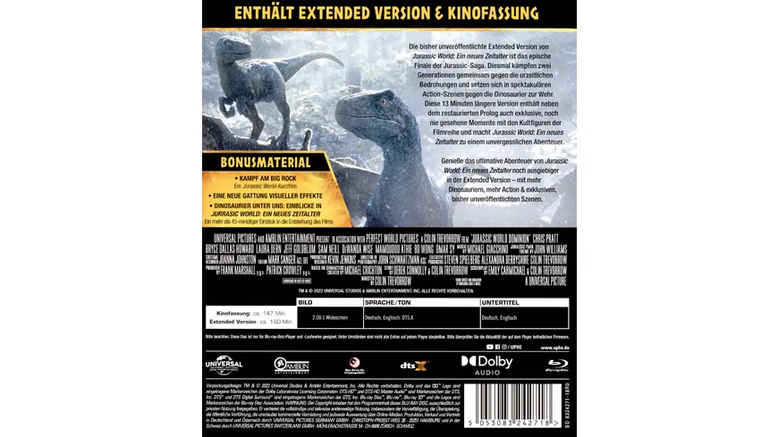 Jurassic World: Ein neues Zeitalter