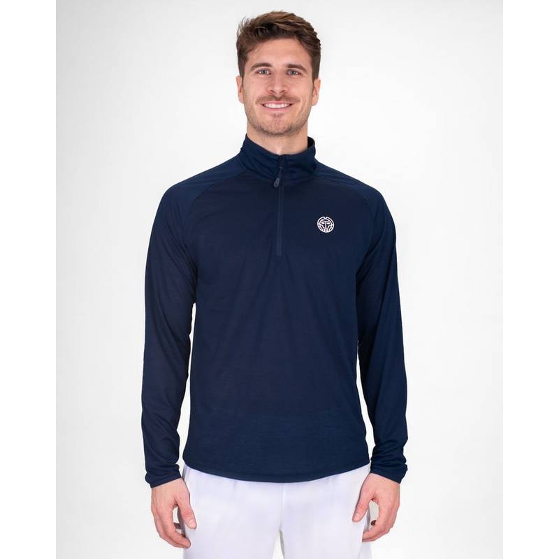 BIDI BADU Crew Longsleeve Tennisshirt Herren