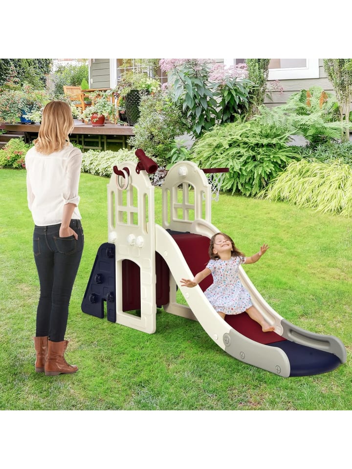 COSTWAY 6 in 1 Spielplatz in Blau günstig kaufen onesize