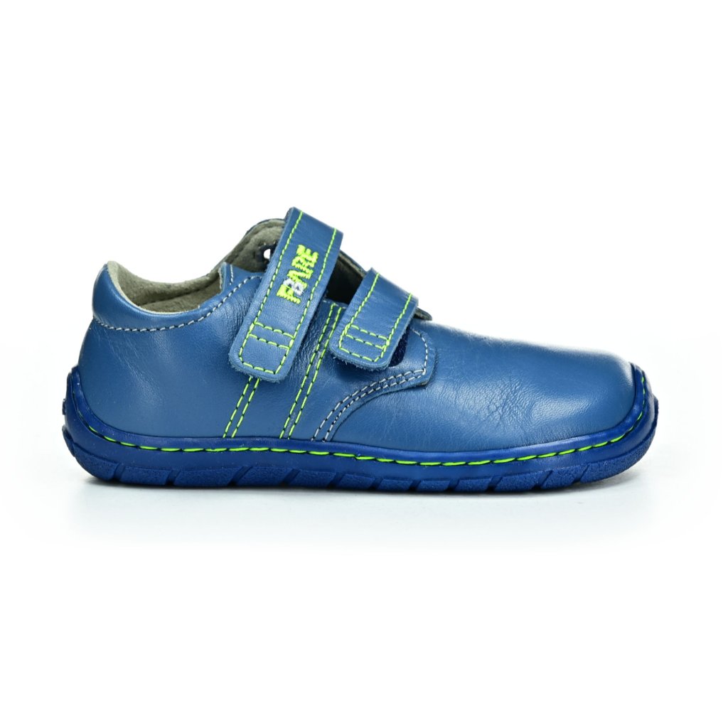 Fare B5413101 blaue Barfußschuhe mit gelber Steppung (bare)