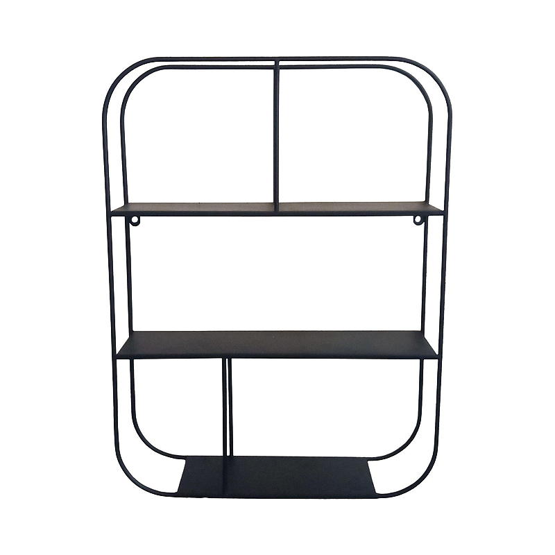 Home Vegghylle 45x60x12 cm metall sort