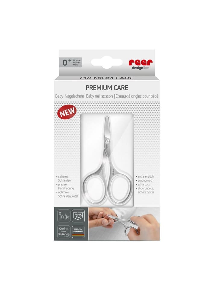 Reer PremiumCare Baby-Nagelschere in Silberfarben ab 0 Monate günstig kaufen onesize