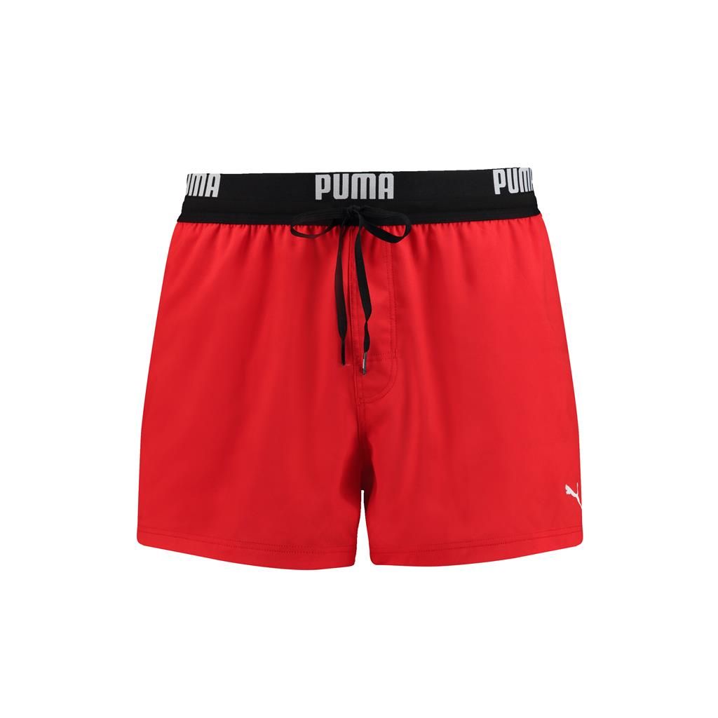 PUMA Logo Short rote Badehose