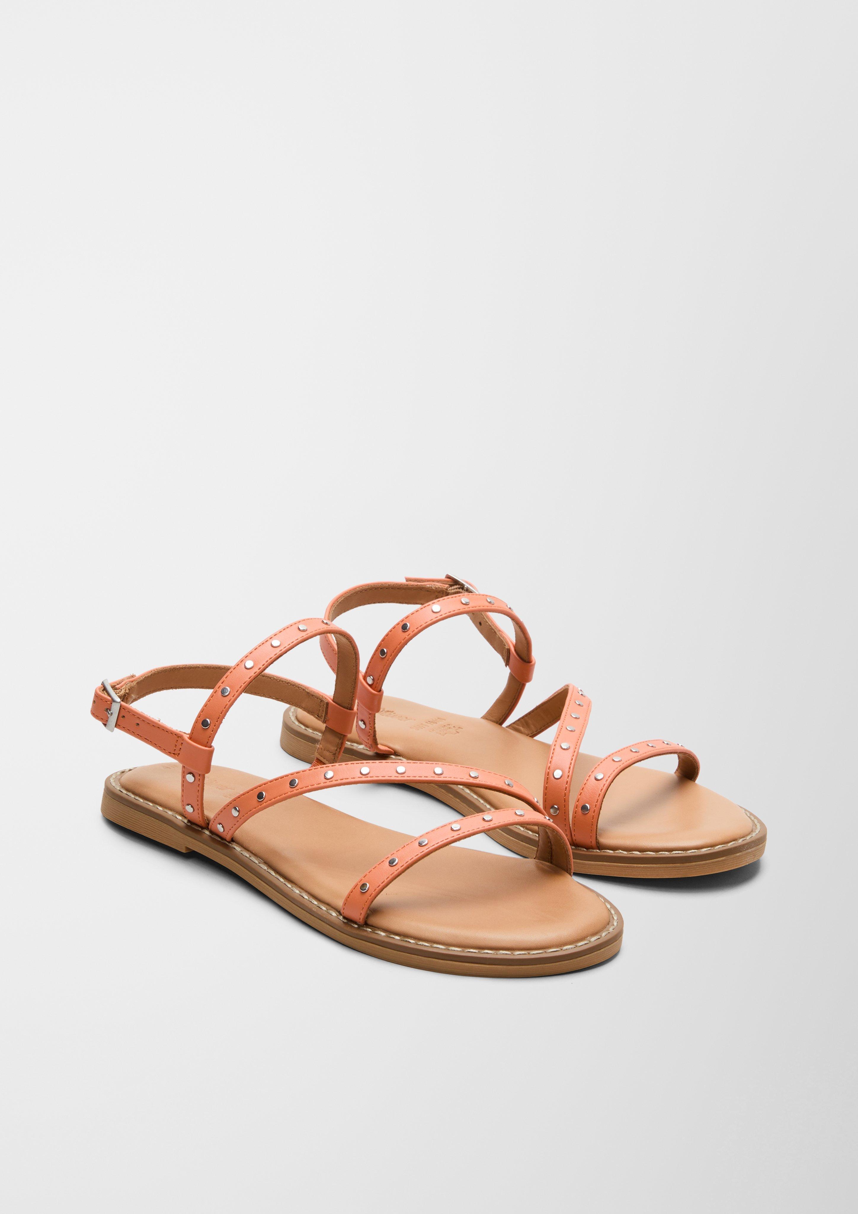 Nieten-Sandalen aus Echtleder  6007740-564