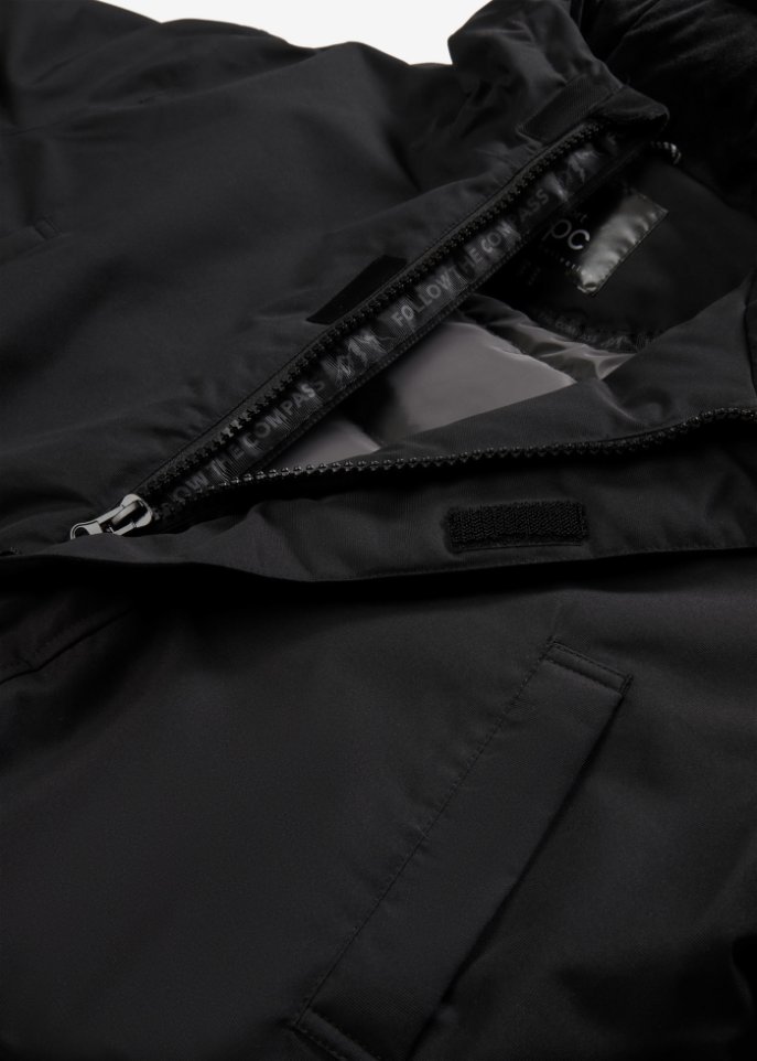 Essential-Hybrid-Thermo-Parka mit recycelter Daune, innen gesteppt
