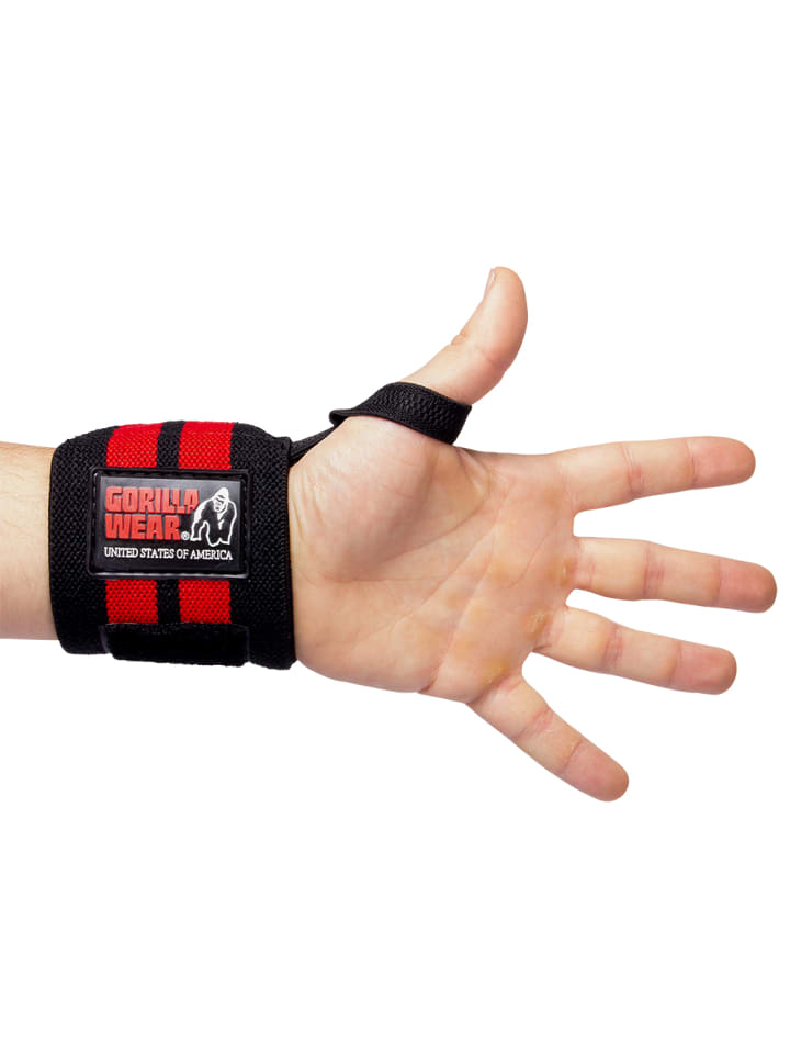 Gorilla Wear Handgelenkbandagen - Pro - Schwarz/Rot günstig kaufen Verpackungseinheit