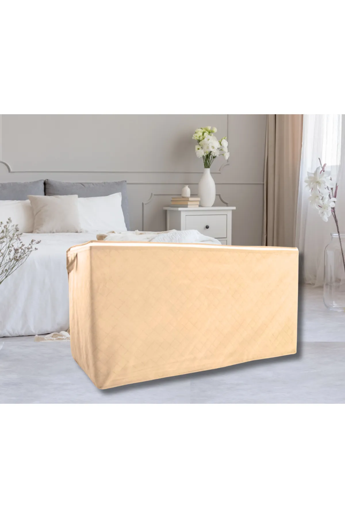 Seryat  Aufbewahrungstasche - Beige - Tela