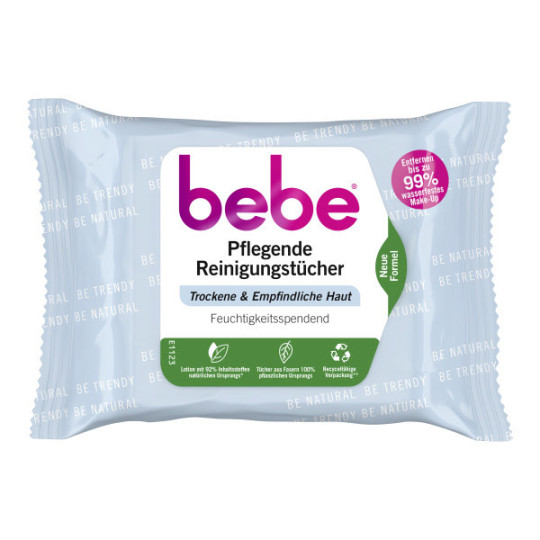 bebe Pflegende Reinigungstücher 5in1 25ST