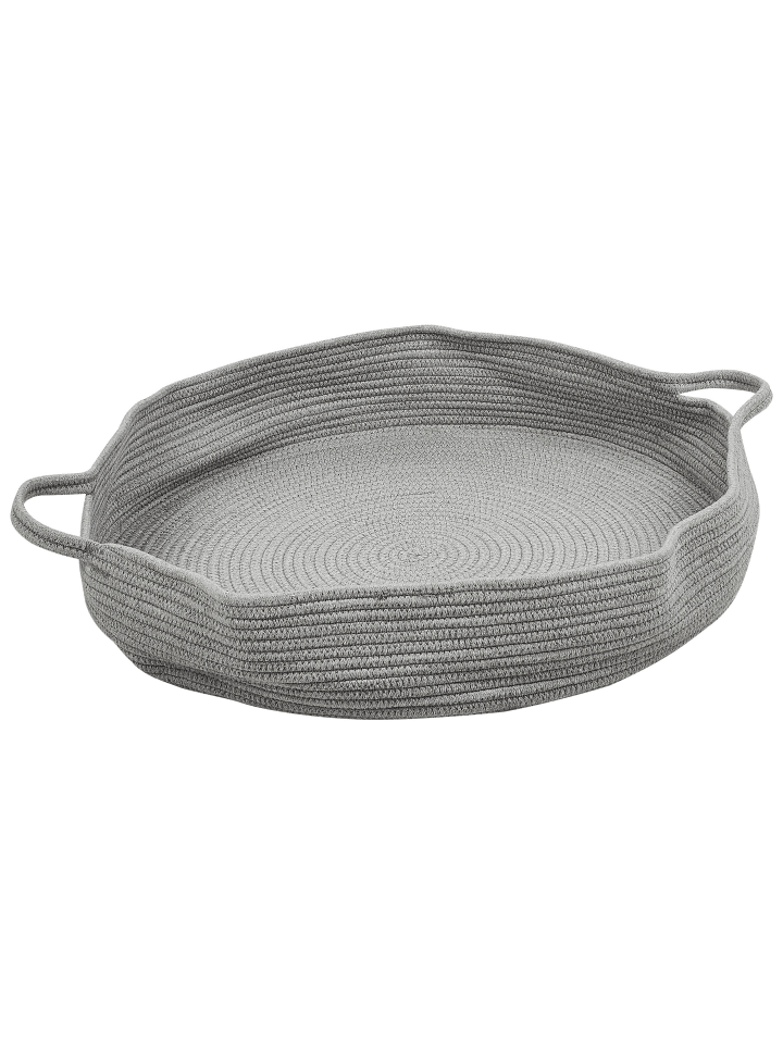 Beliani Tierbett DALAMAN in Grau/Weiß - (W) 70 x (H) 14 x (L) 70 cm günstig kaufen onesize
