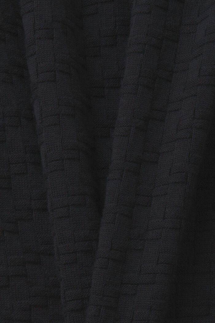 Cardigan aus Struktur-Strick