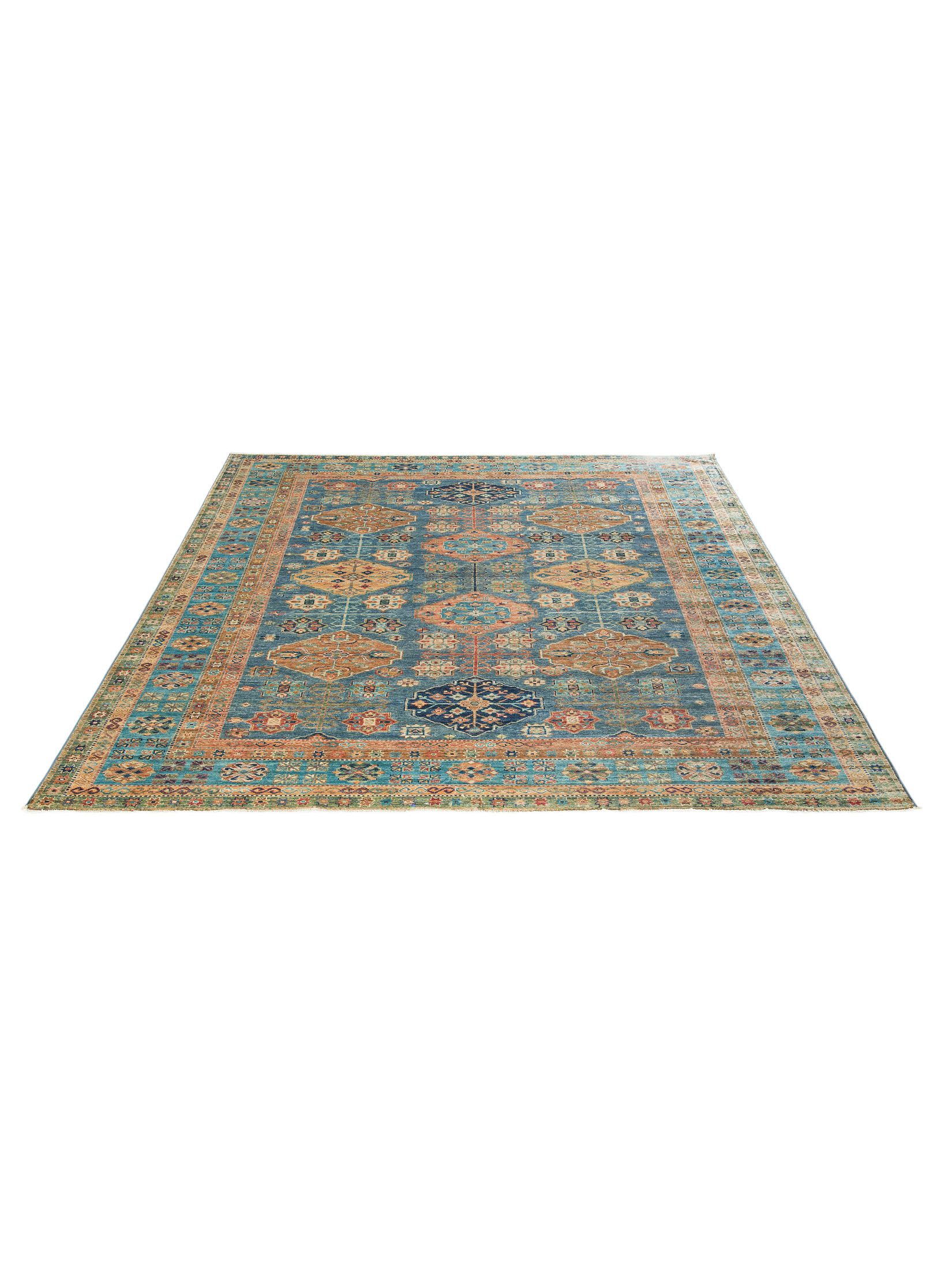 Kazak Ghazni ca. 252 x 311 cm, Unikat / Einzelstück