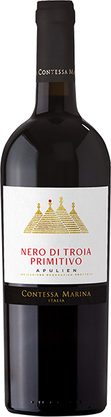 Contessa Marina Nero di Troia Primitivo Puglia IGT Contessa Marina Italien  trocken - 6er Karton