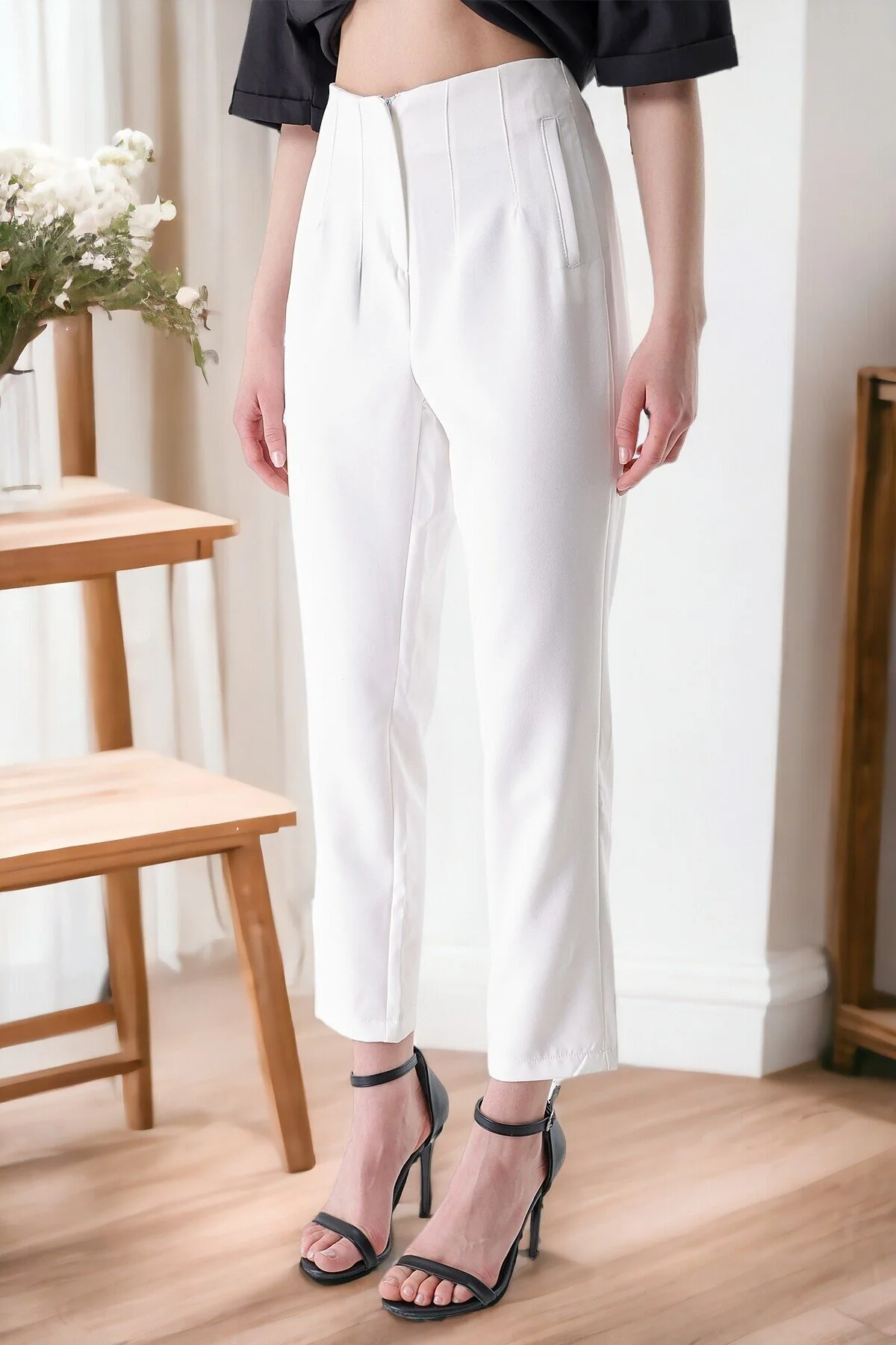 HAKKE  Hose mit hohem Bund und doppeltem Schlag