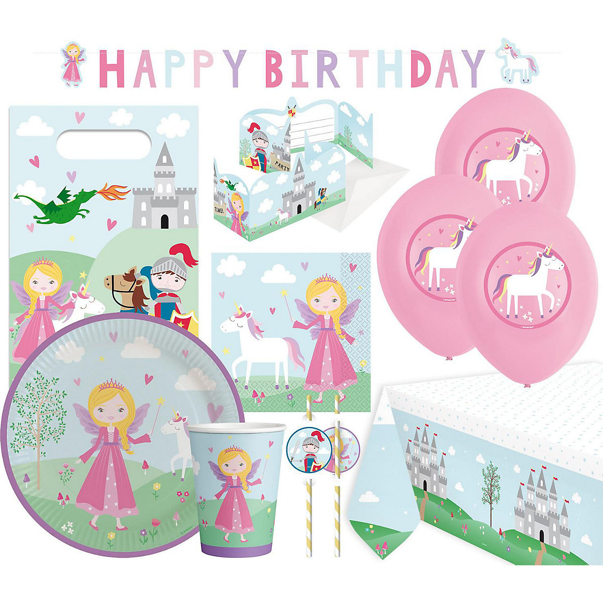 Partyset Princess 68-tgl.