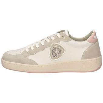 Blauer USA Sneaker in weiß