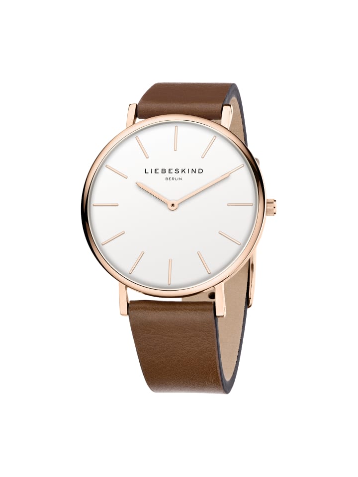 LIEBESKIND BERLIN Armbanduhr in dunkelbraun günstig kaufen onesize