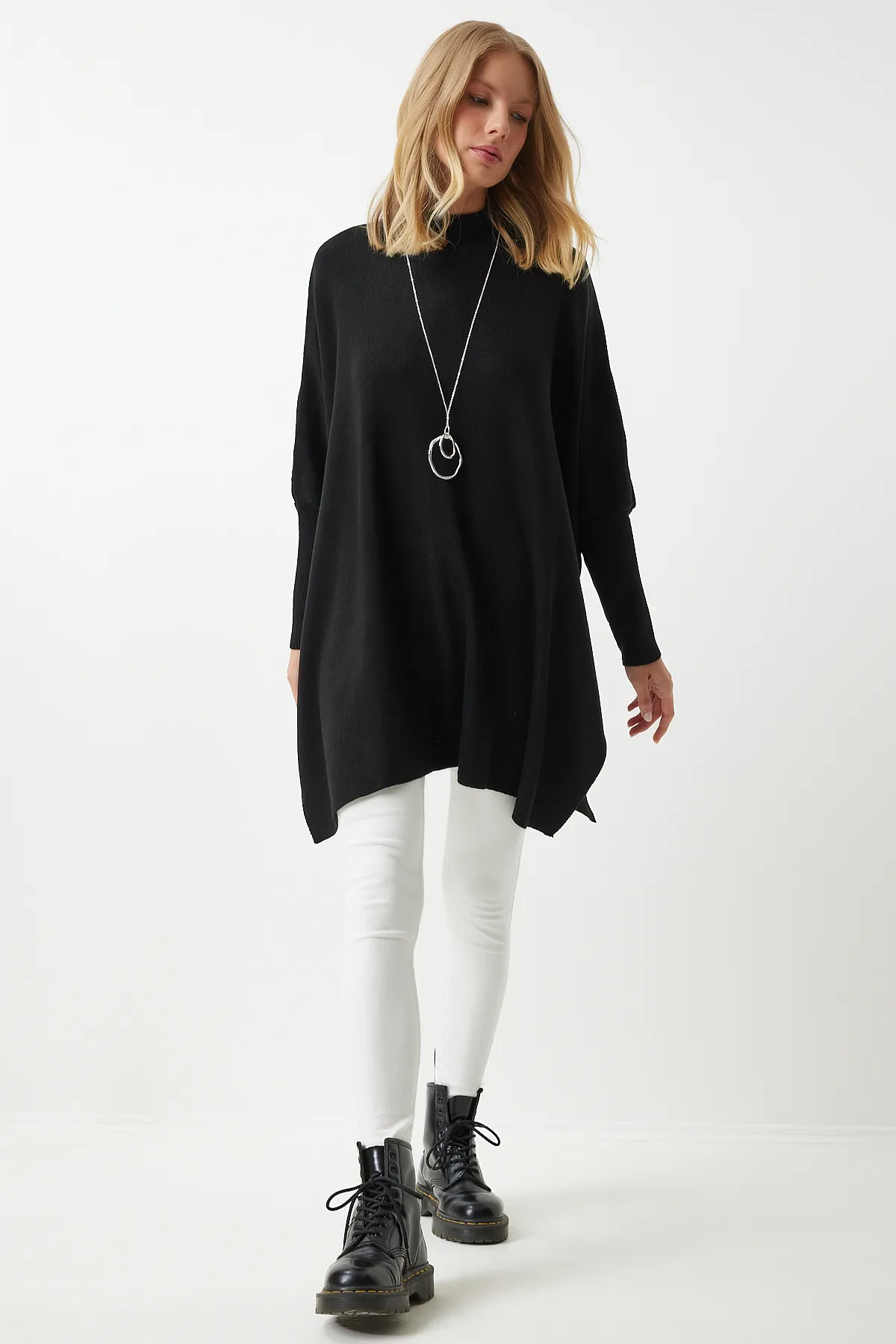 Happiness İstanbul  Pullover - Schwarz - Oversized