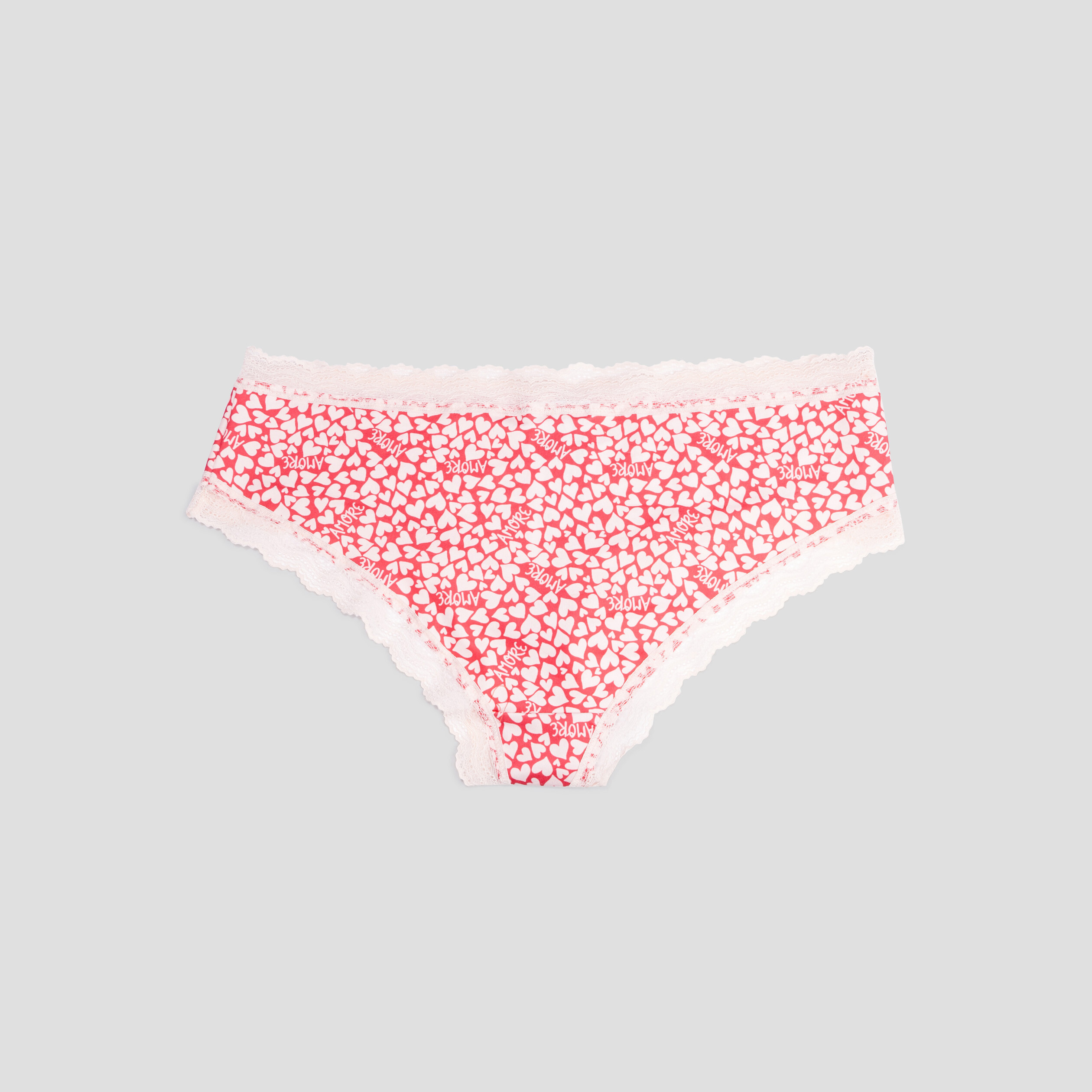 Lot 2 shortys microfibre rouge femme | La Halle