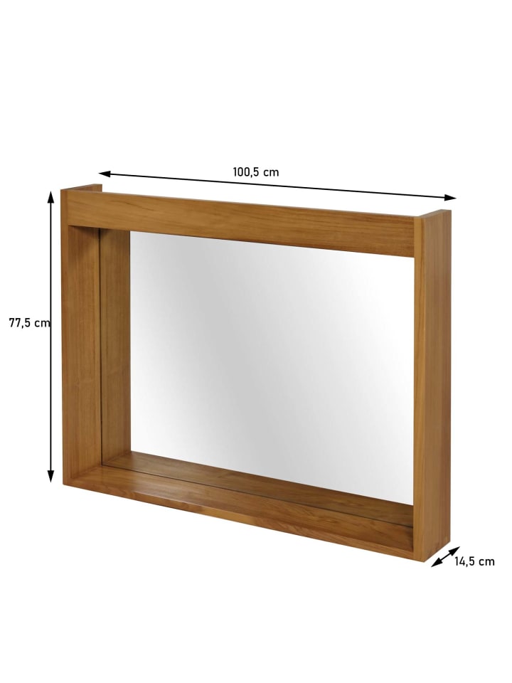 MCW Teak-Wandspiegel M75 günstig kaufen onesize