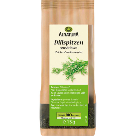 Alnatura Bio Dillspitzen geschnitten 15G