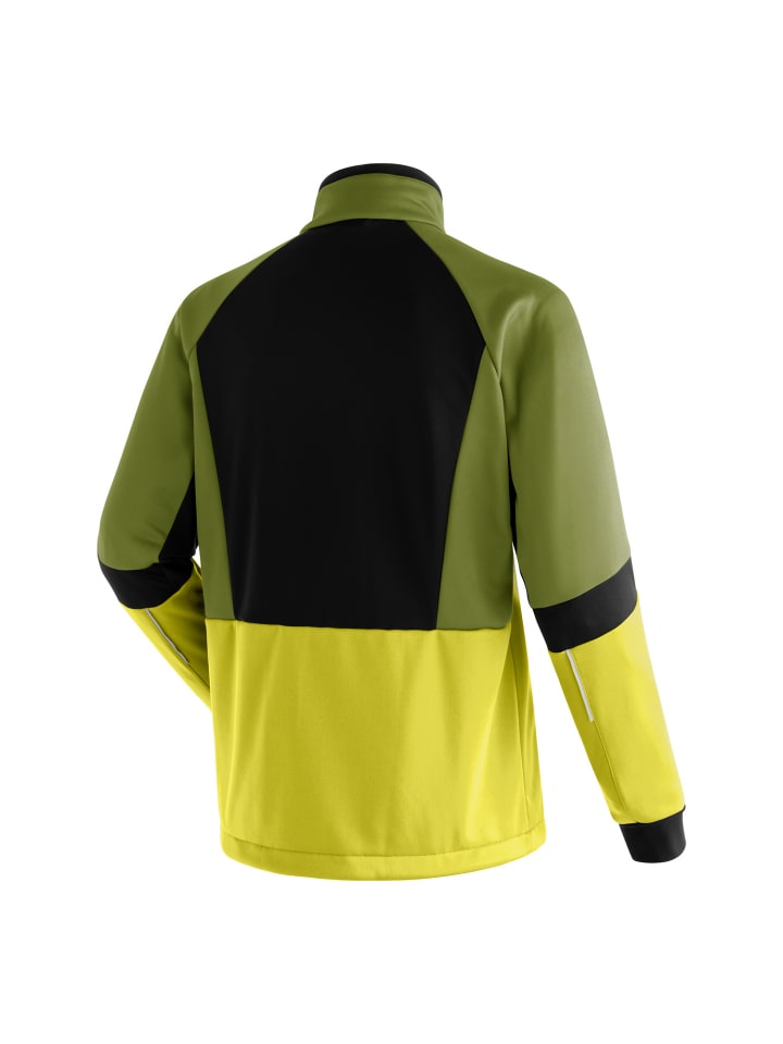 Maier Sports Cross-Country-Softshelljacke Venabu M in khaki/gelb günstig kaufen