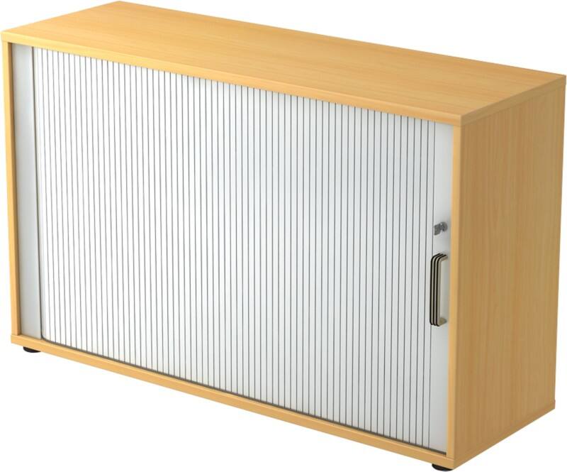 Hammerbacher Aktenschrank 2FH Buche Holz, Kunststoff 1.200 x 400 x 748 mm