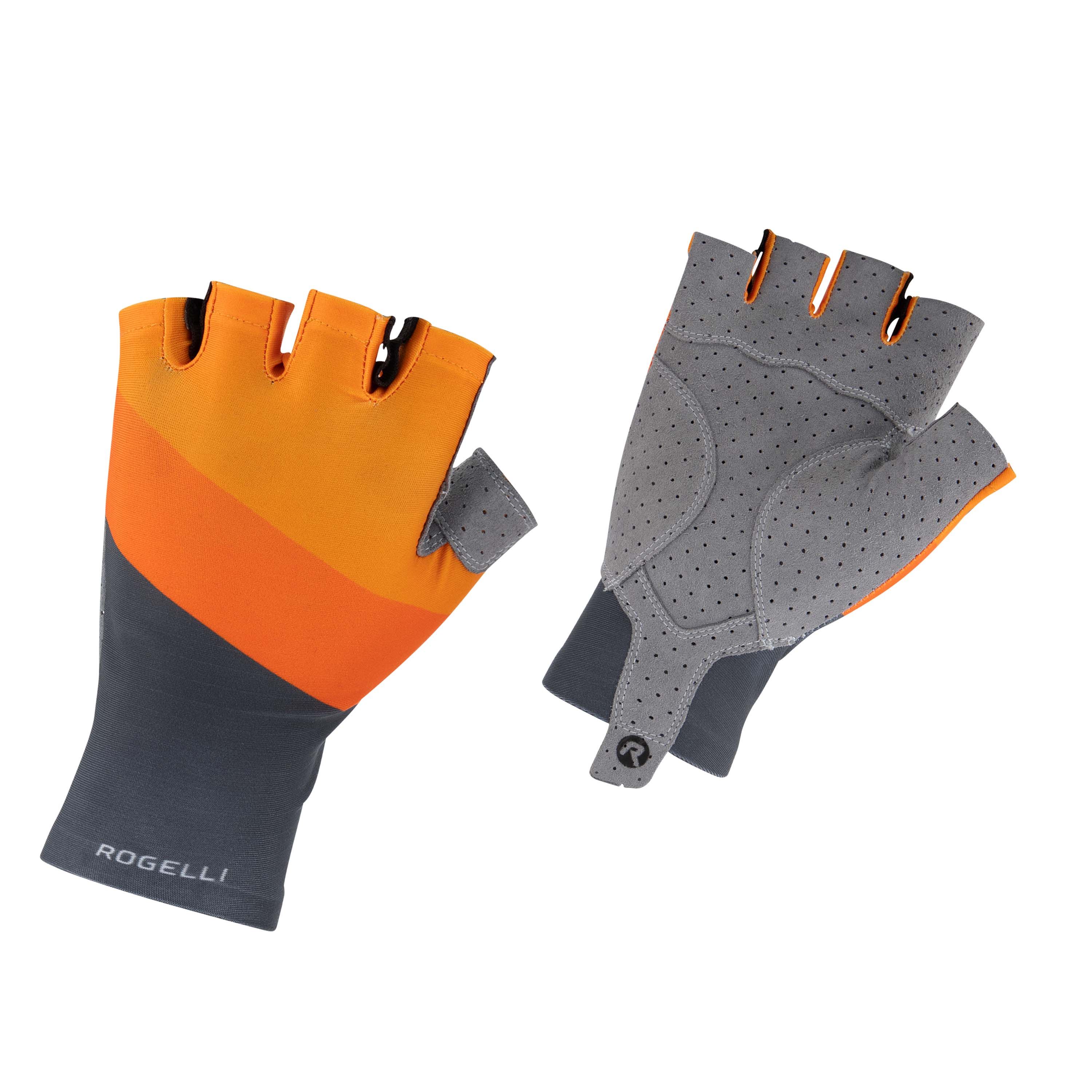 Rogelli Kai Blau/Orange Herren Fahrradhandschuhe