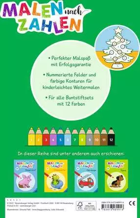 Malen nach Zahlen ab 3: Weihnachten