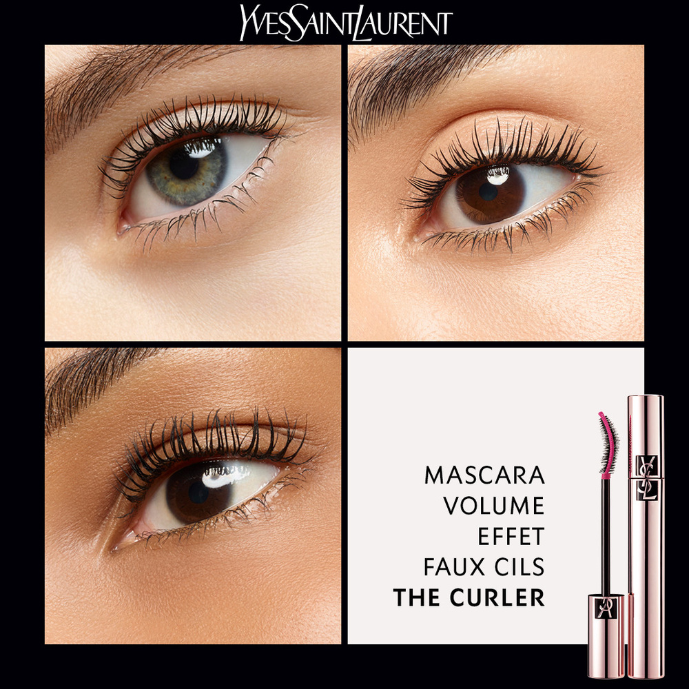 Yves Saint Laurent Volume Effet Faux Cils Mascara Recourbe-Cils, Volume et Longueur