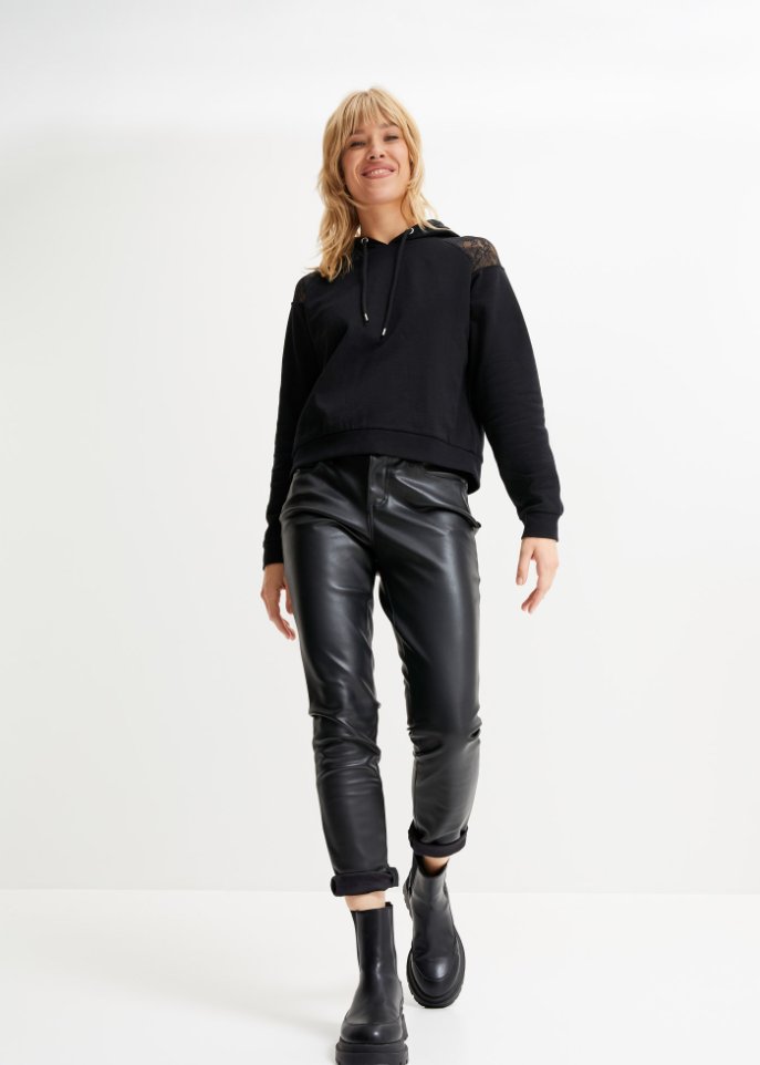 Sweatshirt mit Spitze