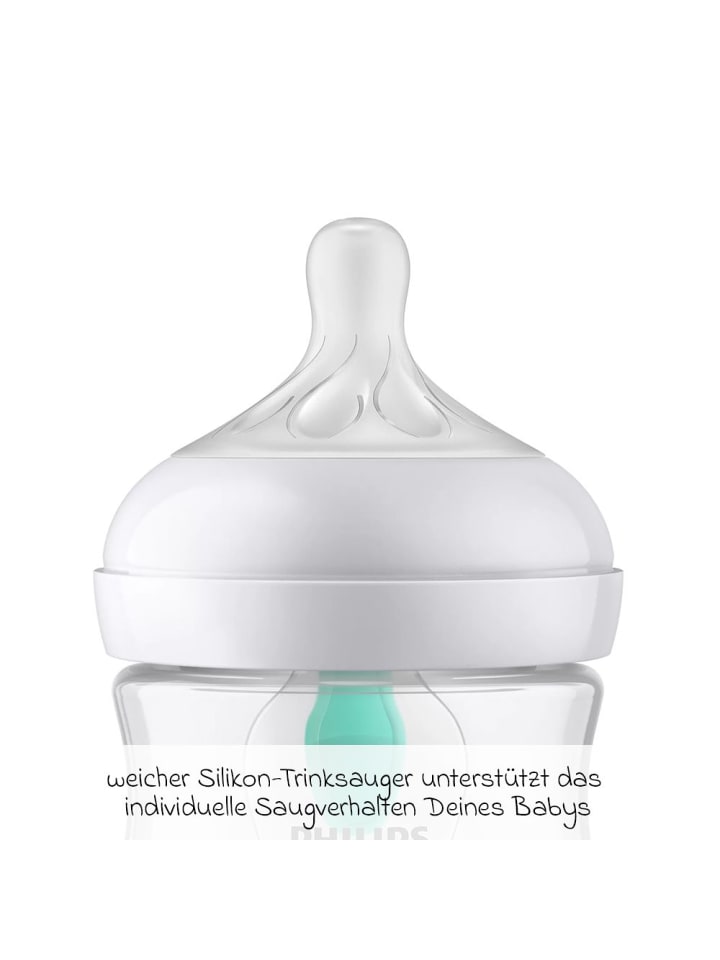 Philips Avent PP-Flasche Natural Response 260ml mit AirFree Ventil in weiss günstig kaufen onesize