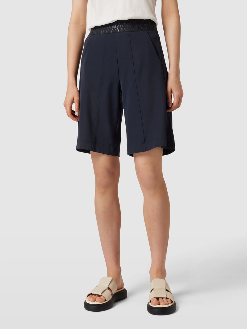 Bermudas mit elastischem Bund Modell 'BEVERLY' in marineblau