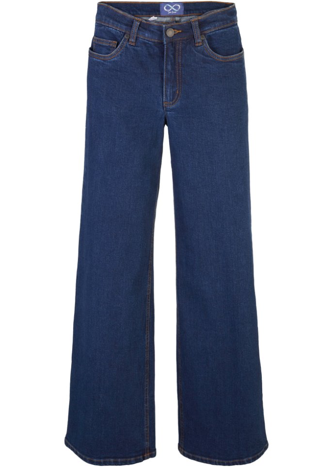 Essential Basic Stretch-Jeans, Wide