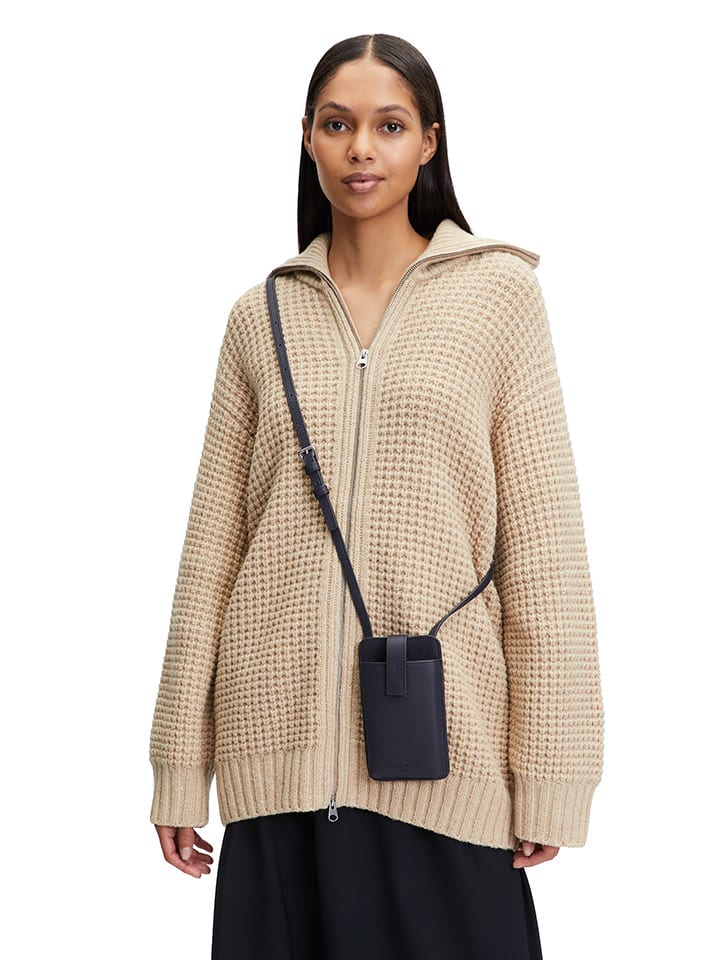 LIEBESKIND BERLIN Leder-Handytasche in Dunkelblau - (B)10 x (H)18 x (T)2,5 cm günstig kaufen onesize