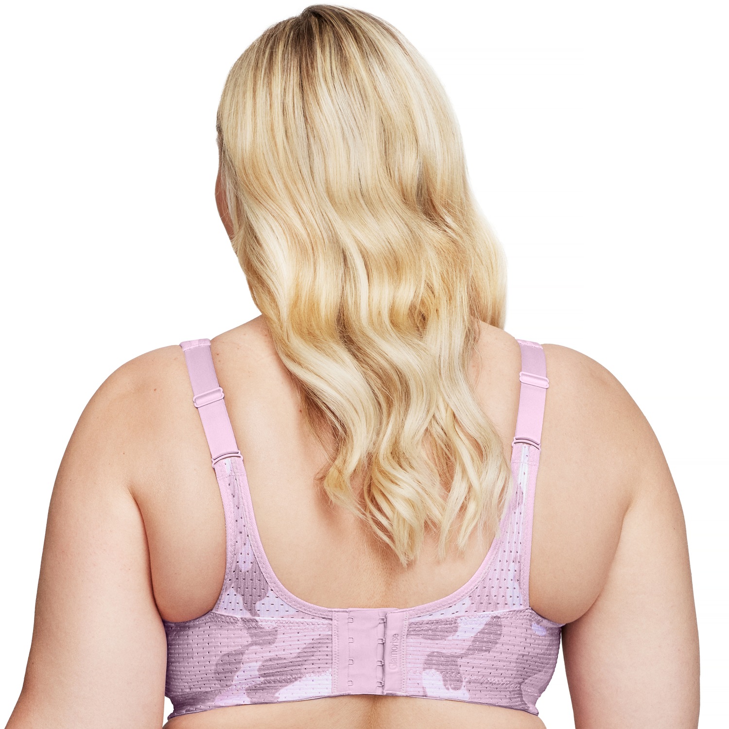 Sport-BH mit variablem Halt - Pink Camouflage