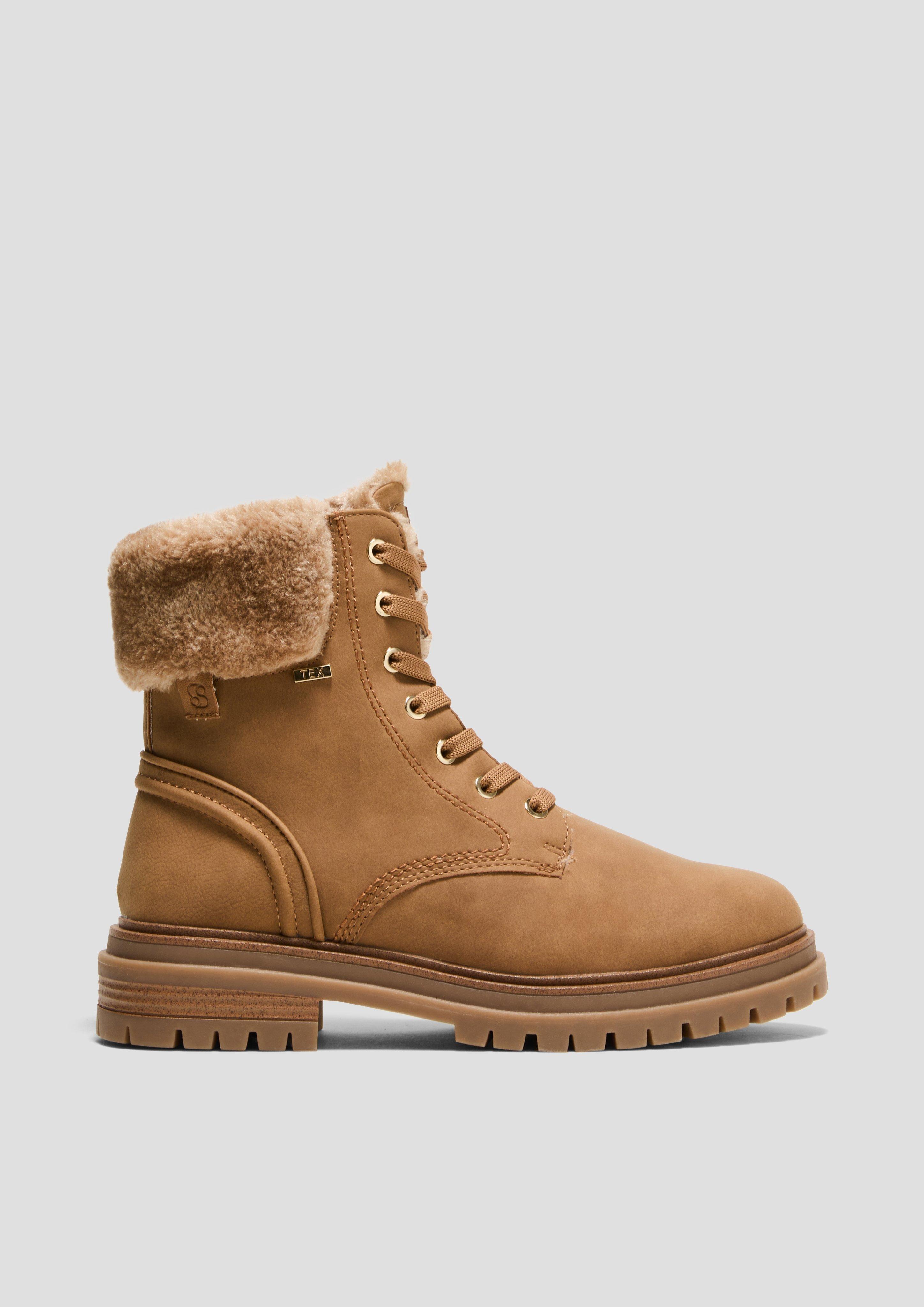 Tex-Stiefel mit Kunstfell-Applikation  6008591-337