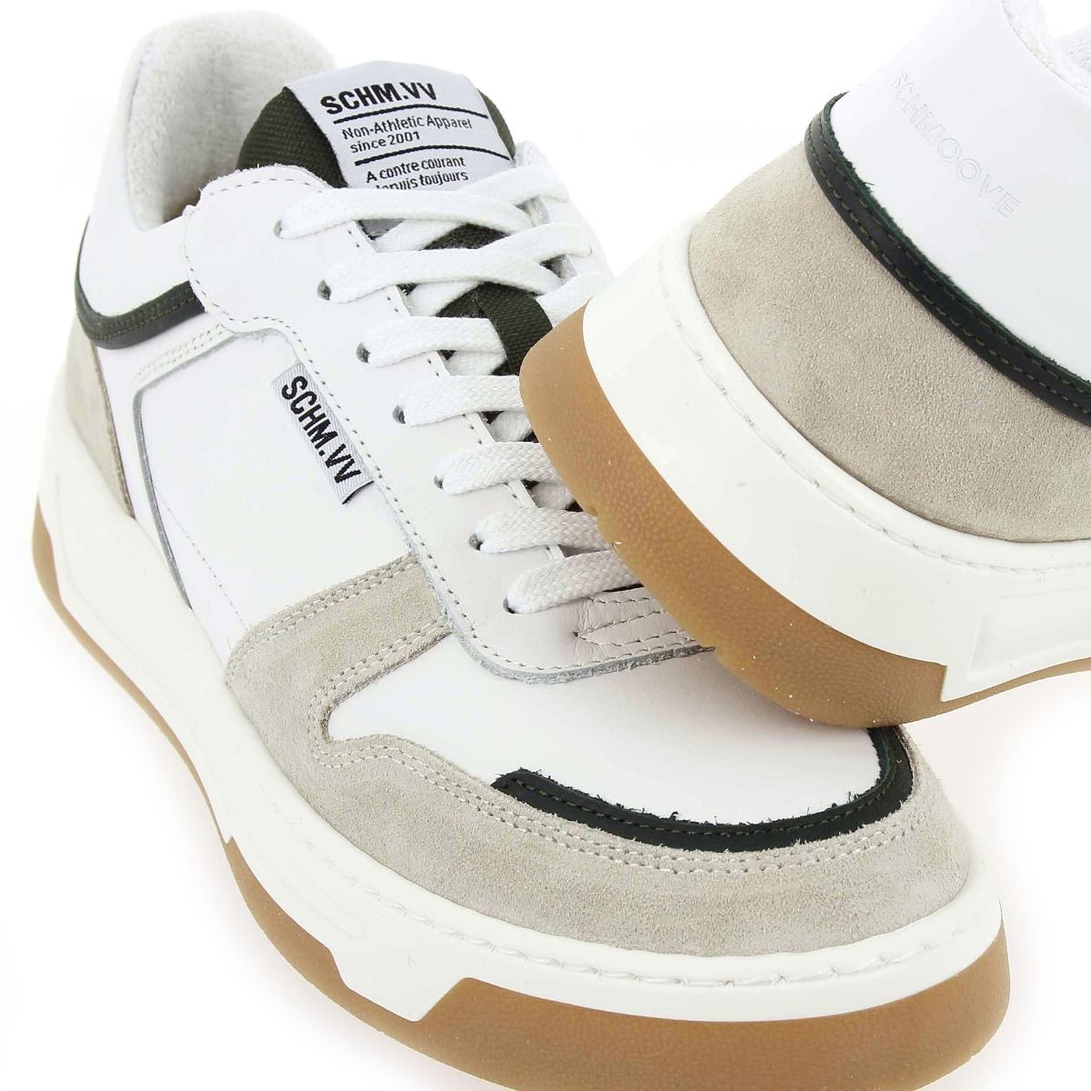 Schmoove  SMATCH SNEAKER - Blanc Beige