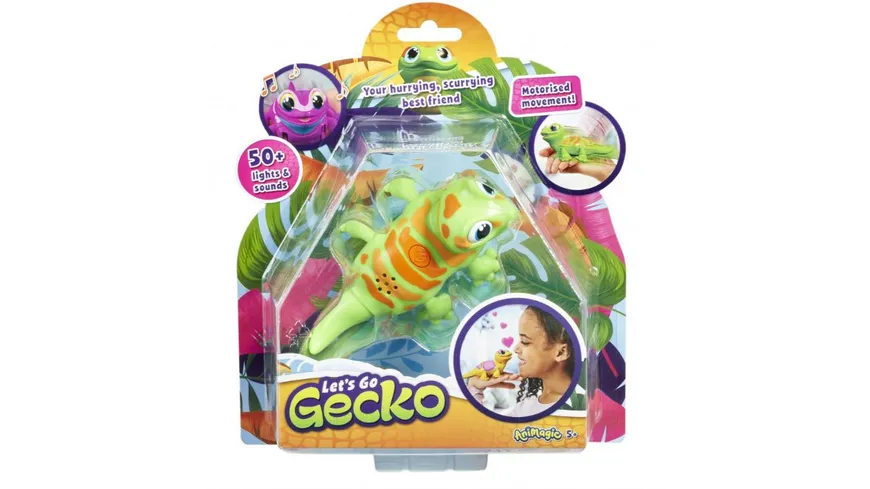 Goliath Toys - Animagic Let's Go Green Gecko