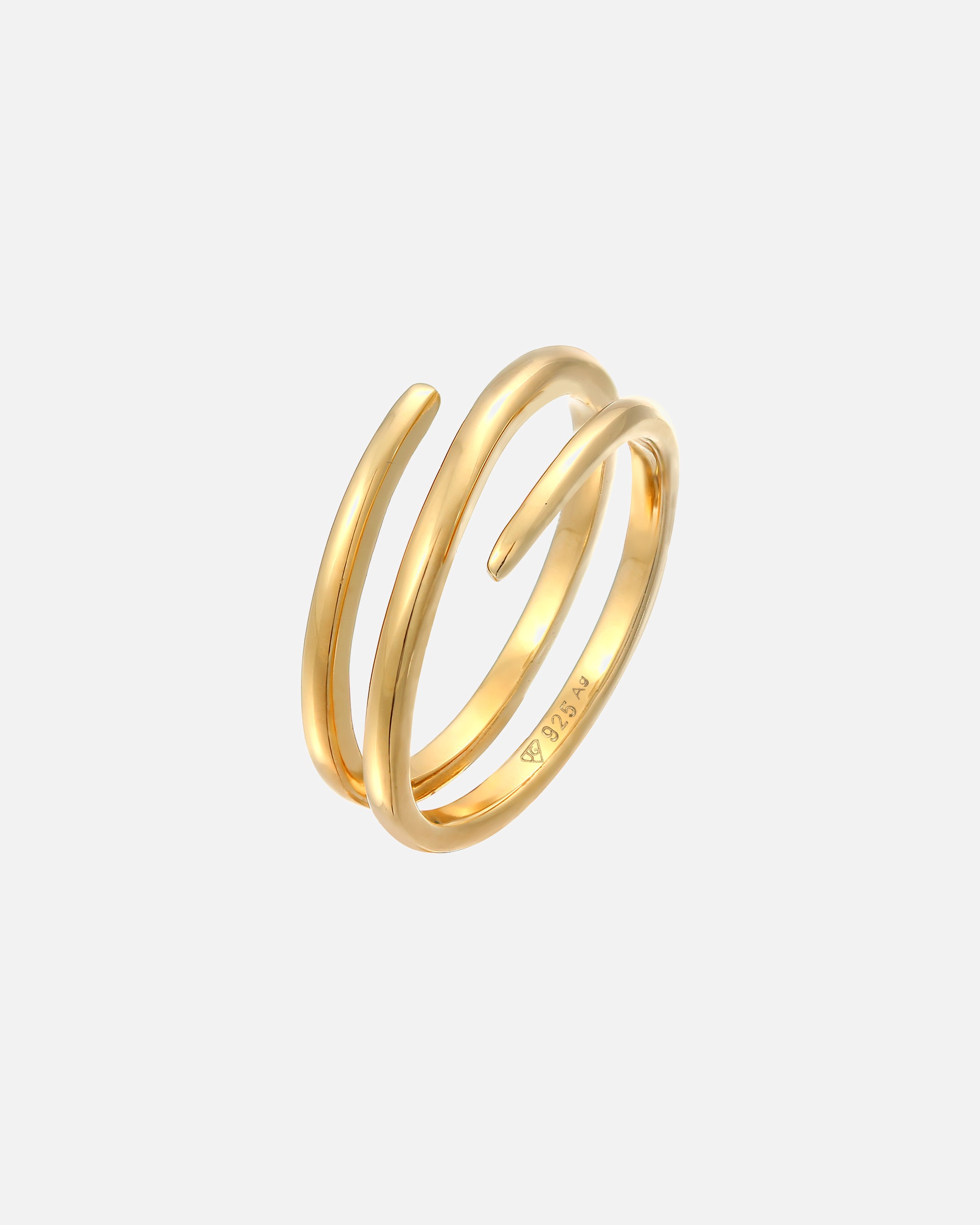 Ženski filigranski prstan Elli, zavit v 925 sterling srebro
