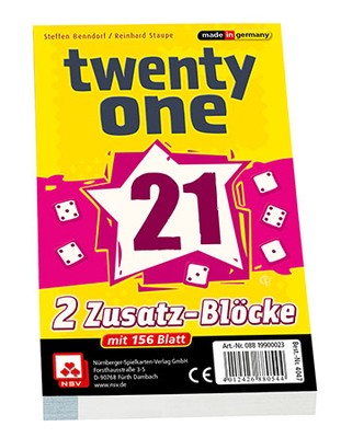 21 - Twenty One Ersatzblöcke (2er)