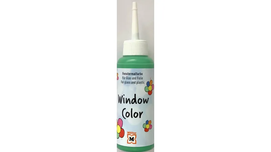 Müller Fenstermalfarbe Window Color 80 ml grün